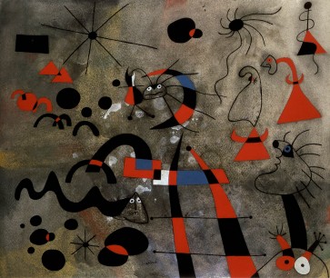 Joan Miró, The Escape Ladder (1940) Museum of Modern Art, New York © Joan Miró and Fundació Joan Miró, Barcelona