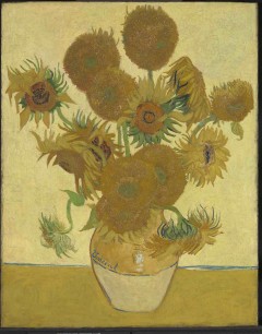 Vincent van Gogh (1853–90) Sunflowers, 1888. Oil on canvas 92.1x73 cm Bought, Courtauld Fund, 1924  © National Gallery, London
