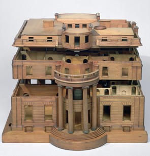 Model of Tyringham Hall, © Sir John Soane’s Museum