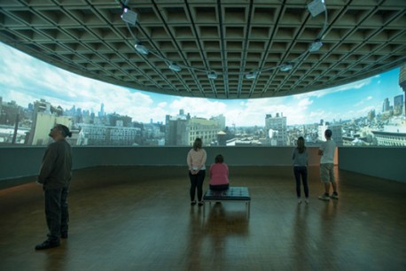 Installation view of T. J. Wilcox: In the Air, 2013 (Whitney Museum of American Art, New York, September 19, 2013–February 9, 2014). Photo: Bill Orcutt