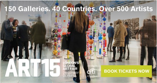 Art from around the world will be on show at Art15