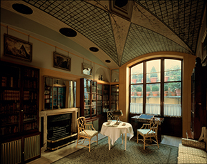 One of the interiors at the Sir John Soane's Museum, London