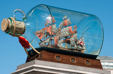 Yinka Shonibare,  Nelson’s Ship in a Bottle © The artist - The Art Fund is raising money to buy it